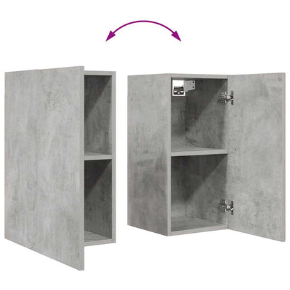 vidaXL Ensemble meuble TV 6 pcs Gris béton Aggloméré