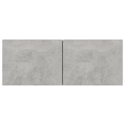 vidaXL Meubles TV 3 pcs Gris béton Bois d'ingénierie