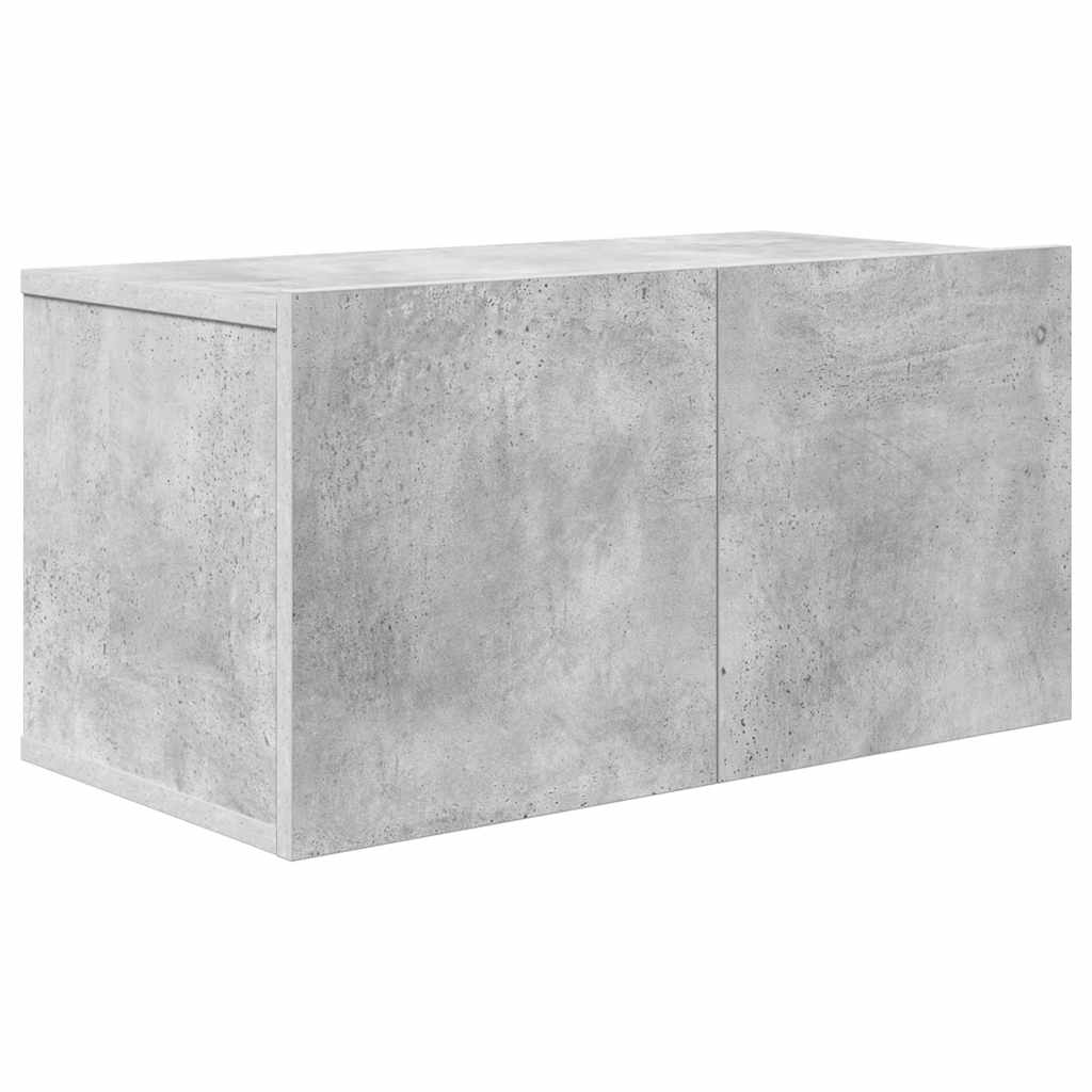 vidaXL Meuble TV 8 pcs Gris béton Aggloméré