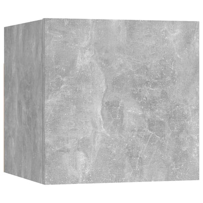 vidaXL Meuble TV 7 pcs Bois d'ingénierie Gris béton