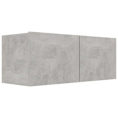 vidaXL Meuble TV 7 pcs Bois d'ingénierie Gris béton