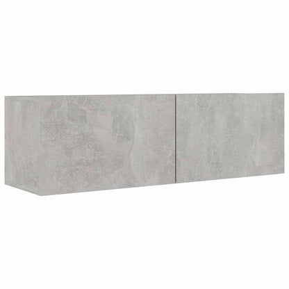 vidaXL Meuble TV 7 pcs Bois d'ingénierie Gris béton