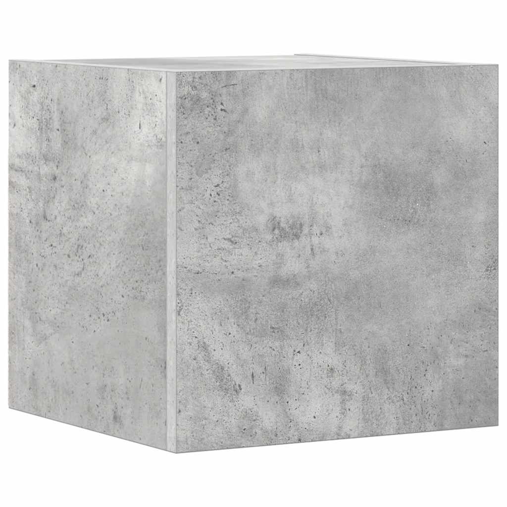 vidaXL Ensemble de 10 meubles TV gris béton en bois d'ingénierie