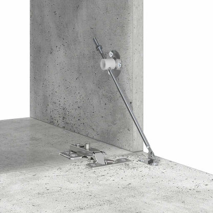 vidaXL Ensemble de 10 meubles TV gris béton en bois d'ingénierie