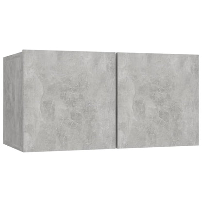 vidaXL Meuble TV 7 pcs Bois d'ingénierie Gris béton