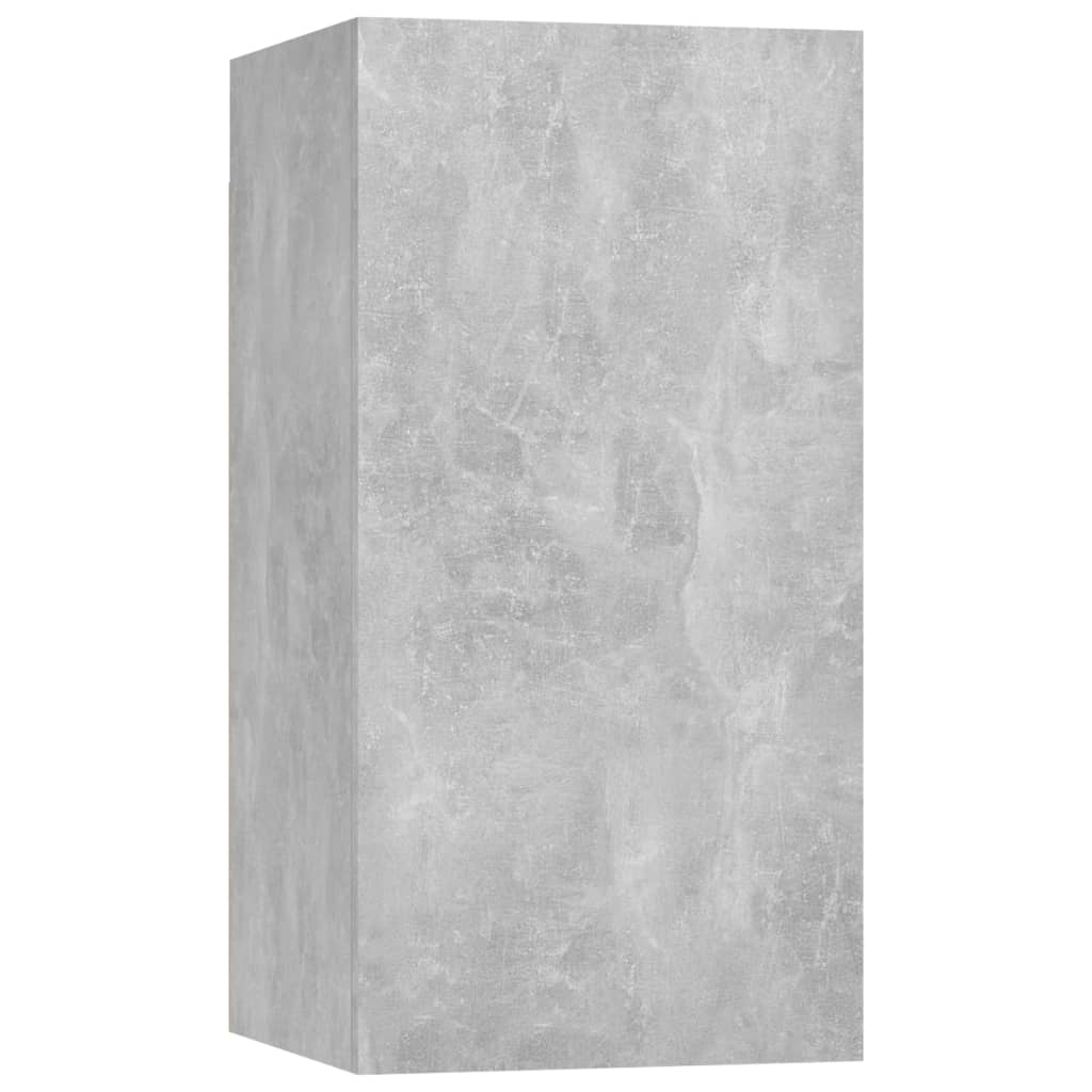 vidaXL Meuble TV 7 pcs Bois d'ingénierie Gris béton