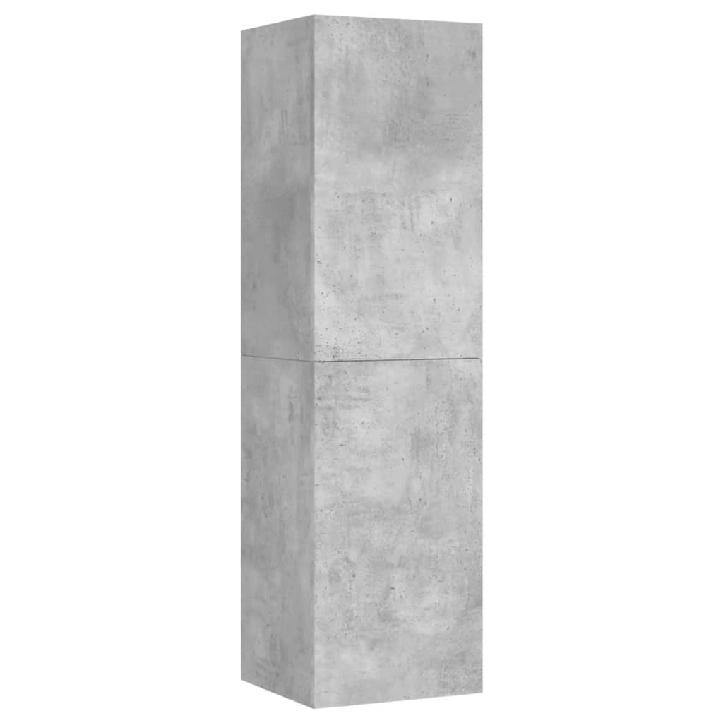 vidaXL Meubles TV 4 pcs Gris béton 30,5x30x110 cm Bois d'ingénierie