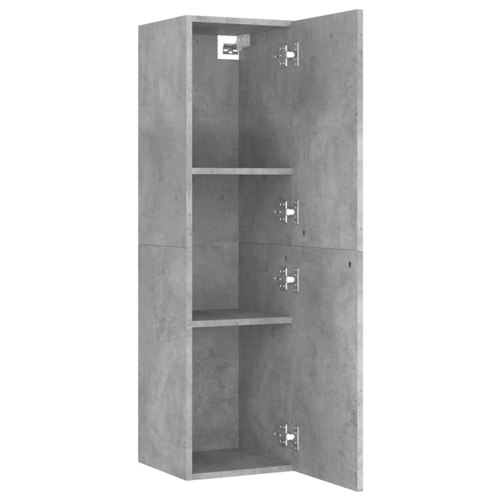 vidaXL Meubles TV 4 pcs Gris béton 30,5x30x110 cm Bois d'ingénierie