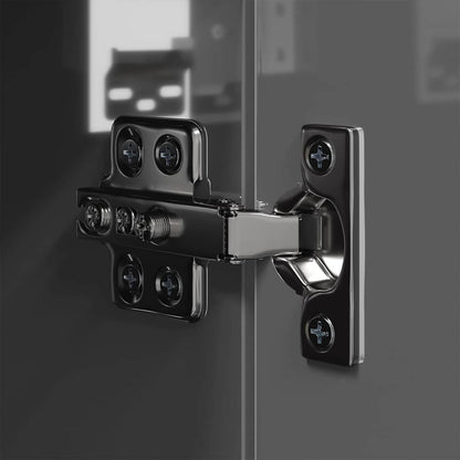 vidaXL Ensemble de meubles TV 10 pcs Gris brillant Bois d'ingénierie