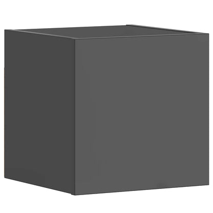 vidaXL Meuble TV 5 pcs Gris brillant Bois d'ingénierie