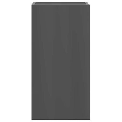 vidaXL Meuble TV 5 pcs Gris brillant Bois d'ingénierie