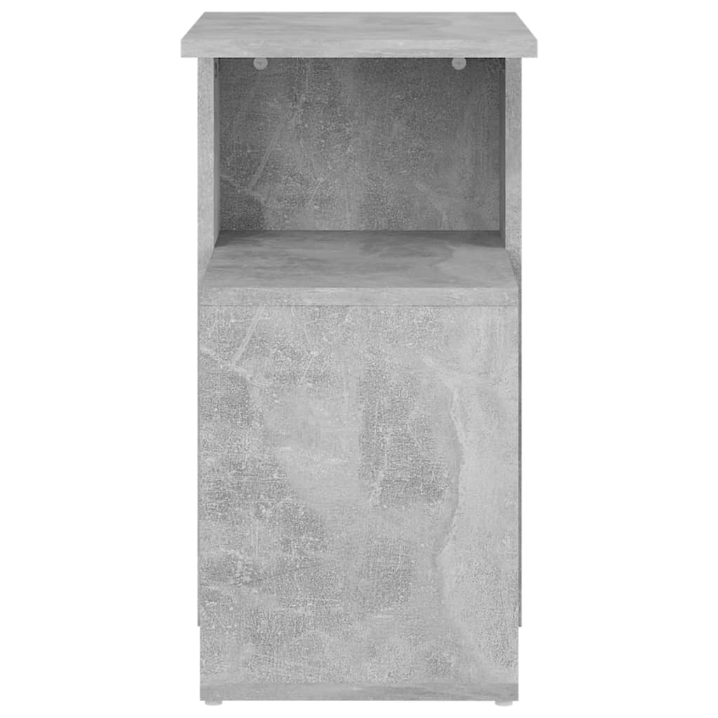 vidaXL Beistelltisch Betongrau 36x30x56 cm Holzwerkstoff