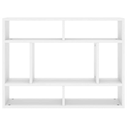 vidaXL Wandregal Weiß 75x16x55 cm Holzwerkstoff