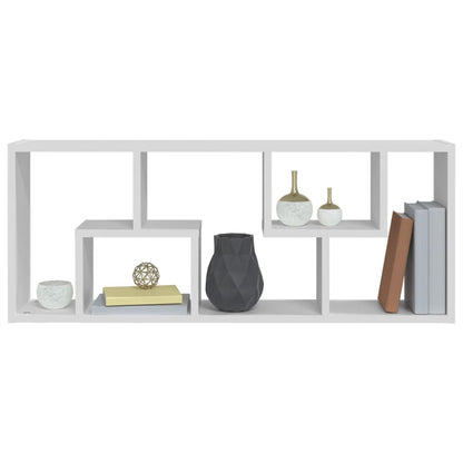 vidaXL Étagère Murale Blanc 36x16x90 cm Bois d'ingénierie