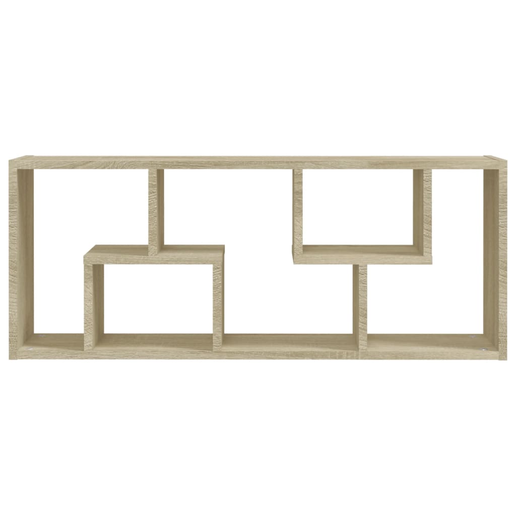vidaXL Étagère murale chêne sonoma 36x16x90 cm Bois d'ingénierie