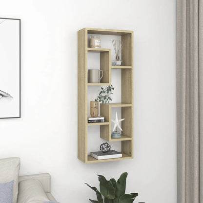 vidaXL Étagère murale chêne sonoma 36x16x90 cm Bois d'ingénierie