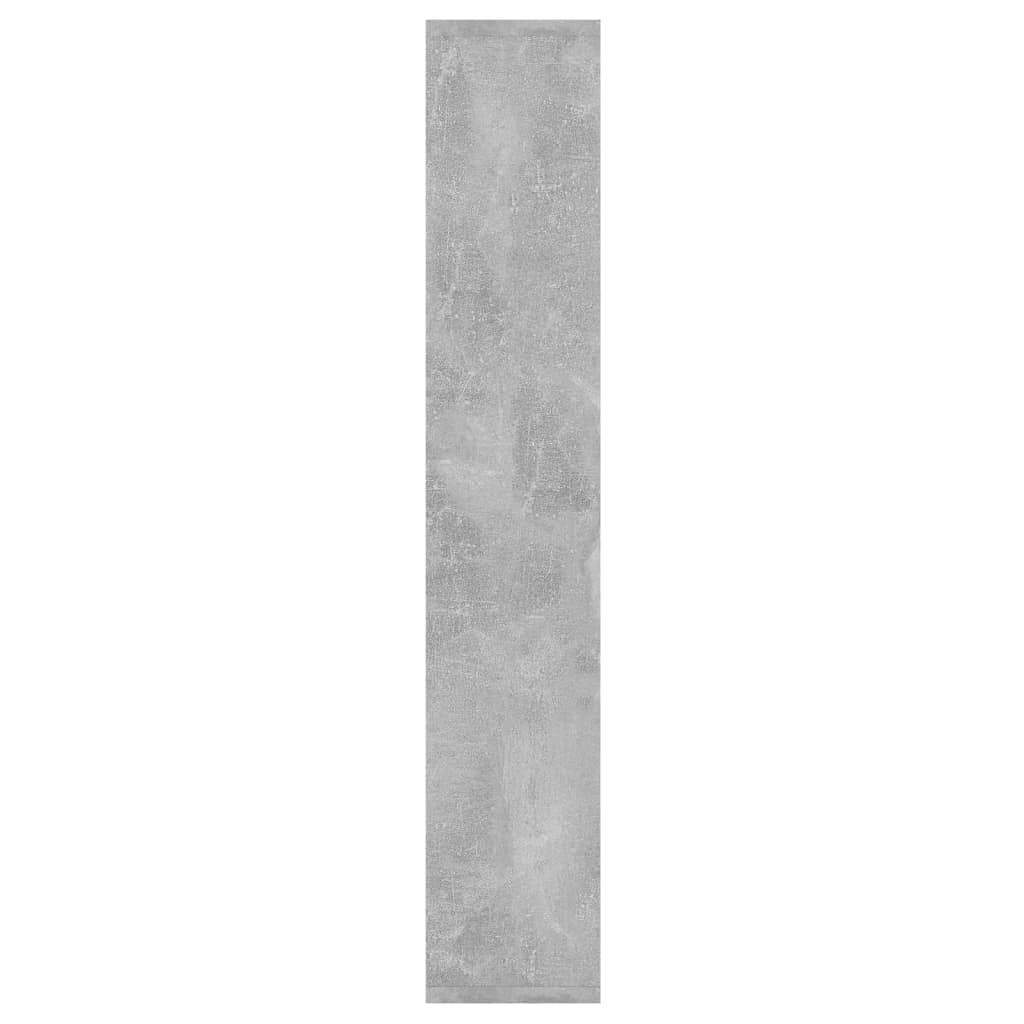 vidaXL Étagère murale gris béton 36x16x90 cm Bois d'ingénierie