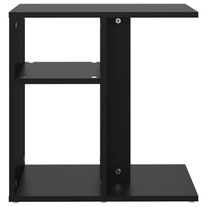 vidaXL Beistelltisch Schwarz 50x30x50 cm Holzwerkstoff