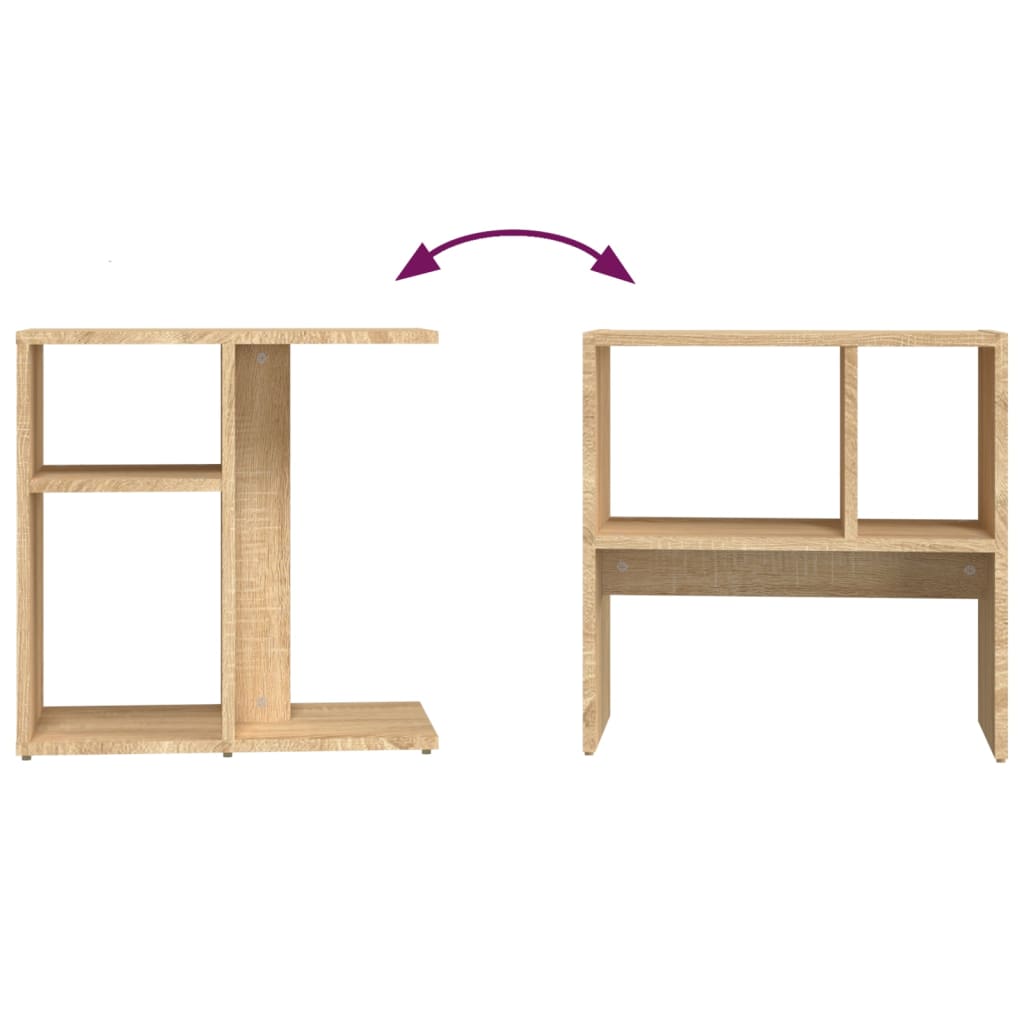 vidaXL Beistelltisch Sonoma-Eiche 50x30x50 cm Holzwerkstoff