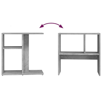 vidaXL Beistelltisch Betongrau 50x30x50 cm Holzwerkstoff