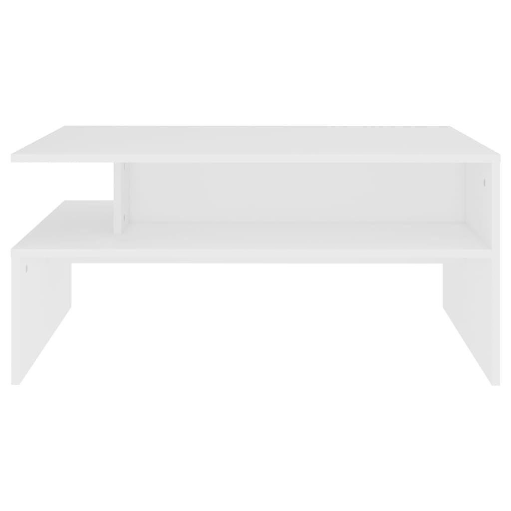 vidaXL Couchtisch Weiß 90x60x42,5 cm Holzwerkstoff