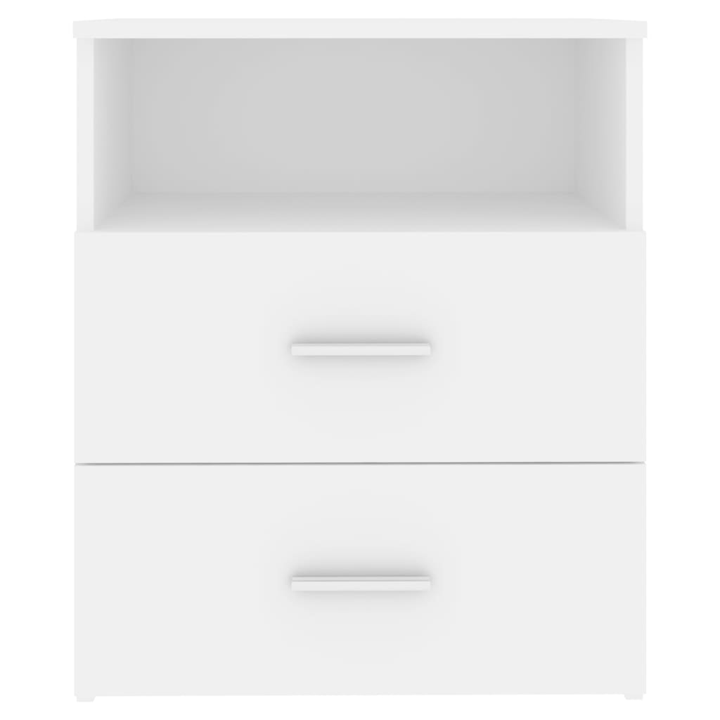 vidaXL Table de chevet blanc 50x32x60 cm