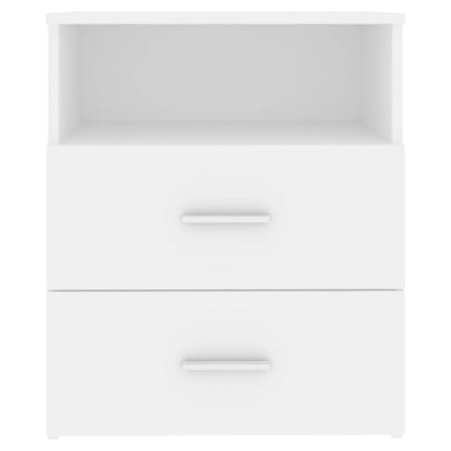 vidaXL Table de chevet blanc 50x32x60 cm
