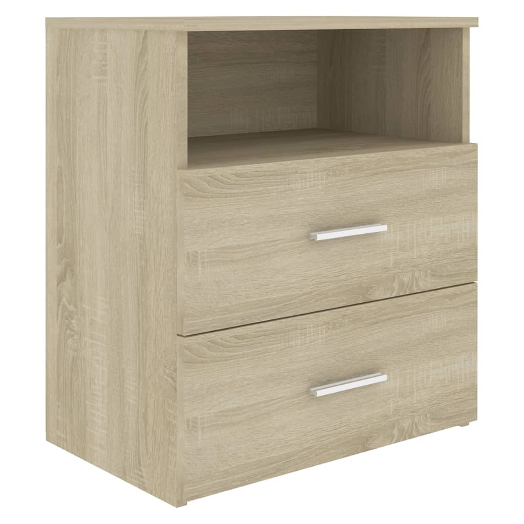 vidaXL Tables de chevet 2 pcs Chêne Sonoma 50x32x60 cm