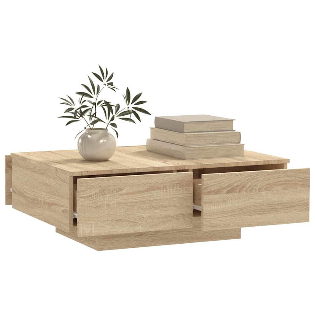 Couchtisch Sonoma-Eiche 90x60x31 cm Holzwerkstoff
