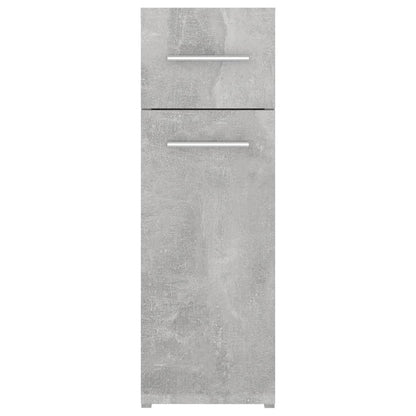 vidaXL Apothekerschrank Betongrau 20x45,5x60 cm Holzwerkstoff