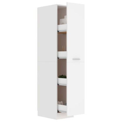 vidaXL Armoire de pharmacie blanche 30x42,5x150 cm en bois d'ingénierie