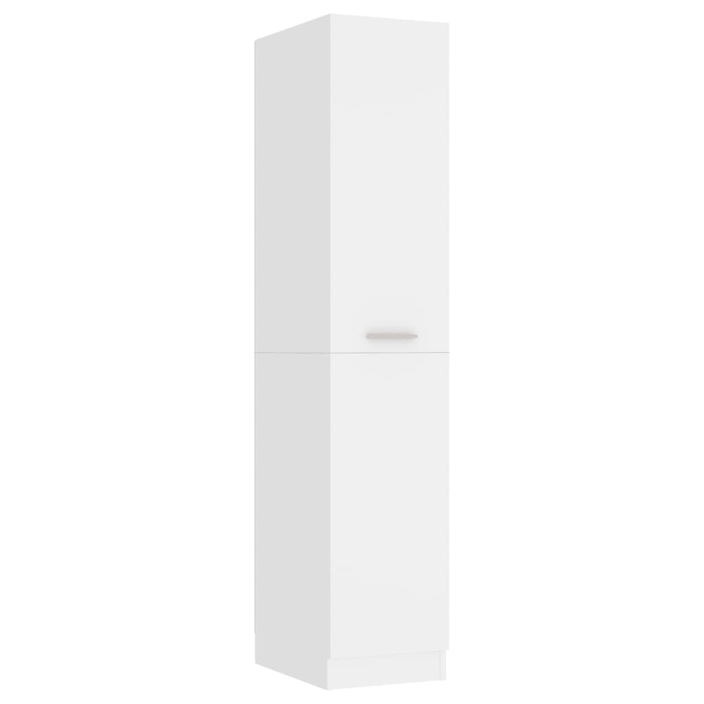 vidaXL Armoire de pharmacie blanche 30x42,5x150 cm en bois d'ingénierie