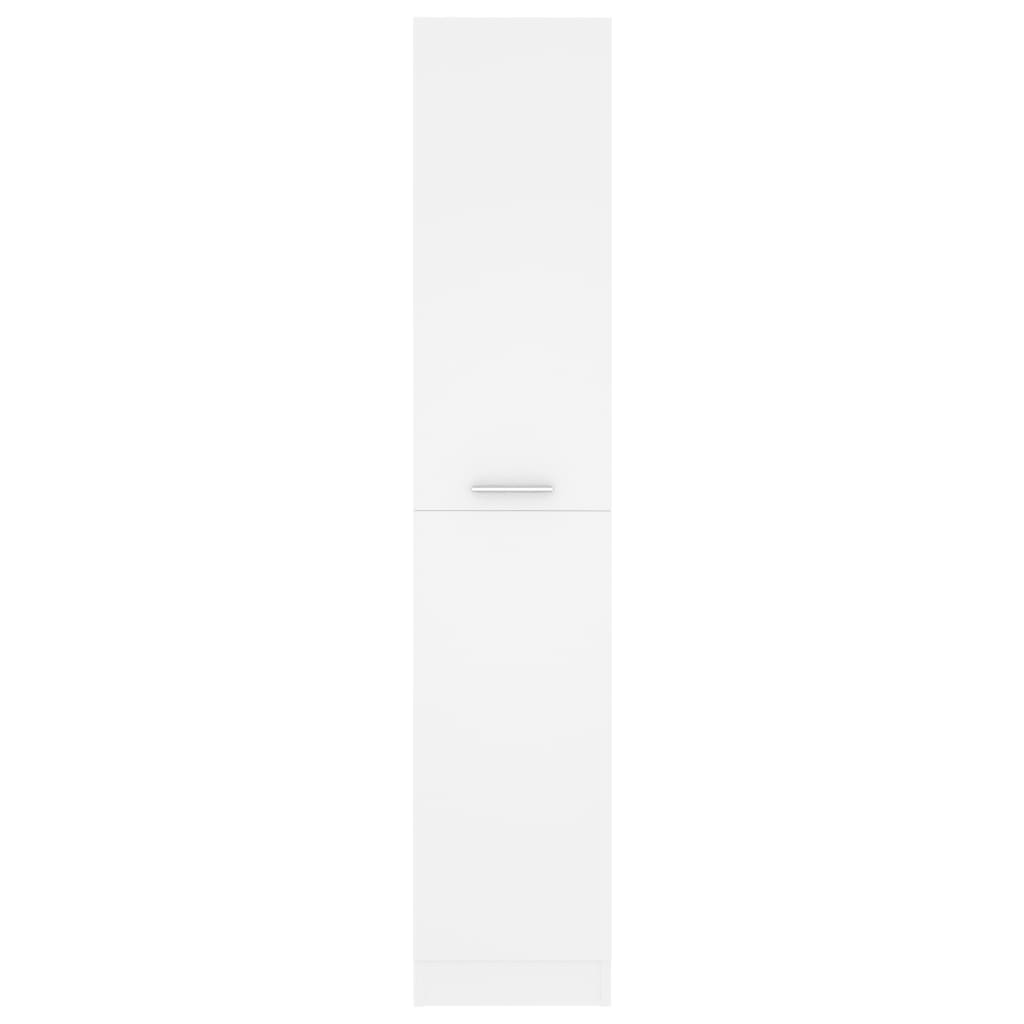 vidaXL Armoire de pharmacie blanche 30x42,5x150 cm en bois d'ingénierie