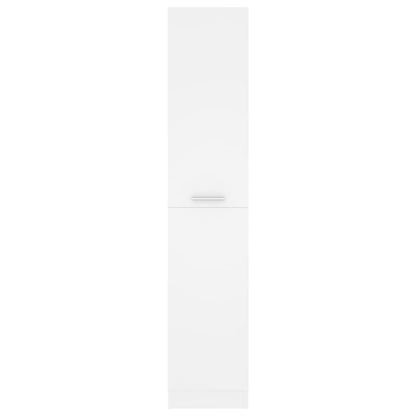 vidaXL Armoire de pharmacie blanche 30x42,5x150 cm en bois d'ingénierie