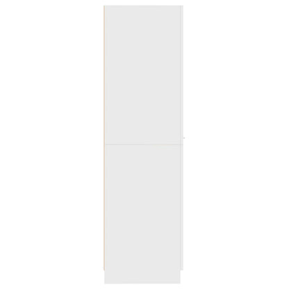vidaXL Armoire de pharmacie blanche 30x42,5x150 cm en bois d'ingénierie