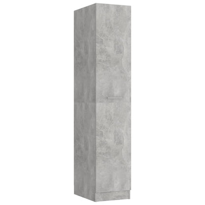 vidaXL Apothekerschrank Betongrau 30x42,5x150 cm Holzwerkstoff