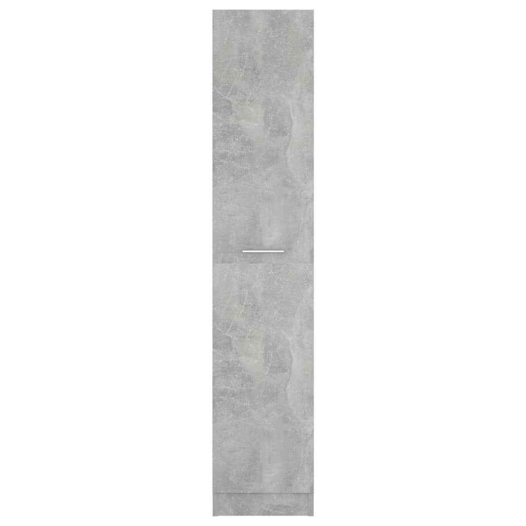 vidaXL Apothekerschrank Betongrau 30x42,5x150 cm Holzwerkstoff