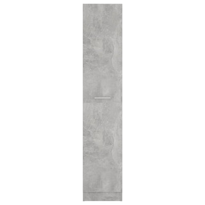 vidaXL Apothekerschrank Betongrau 30x42,5x150 cm Holzwerkstoff
