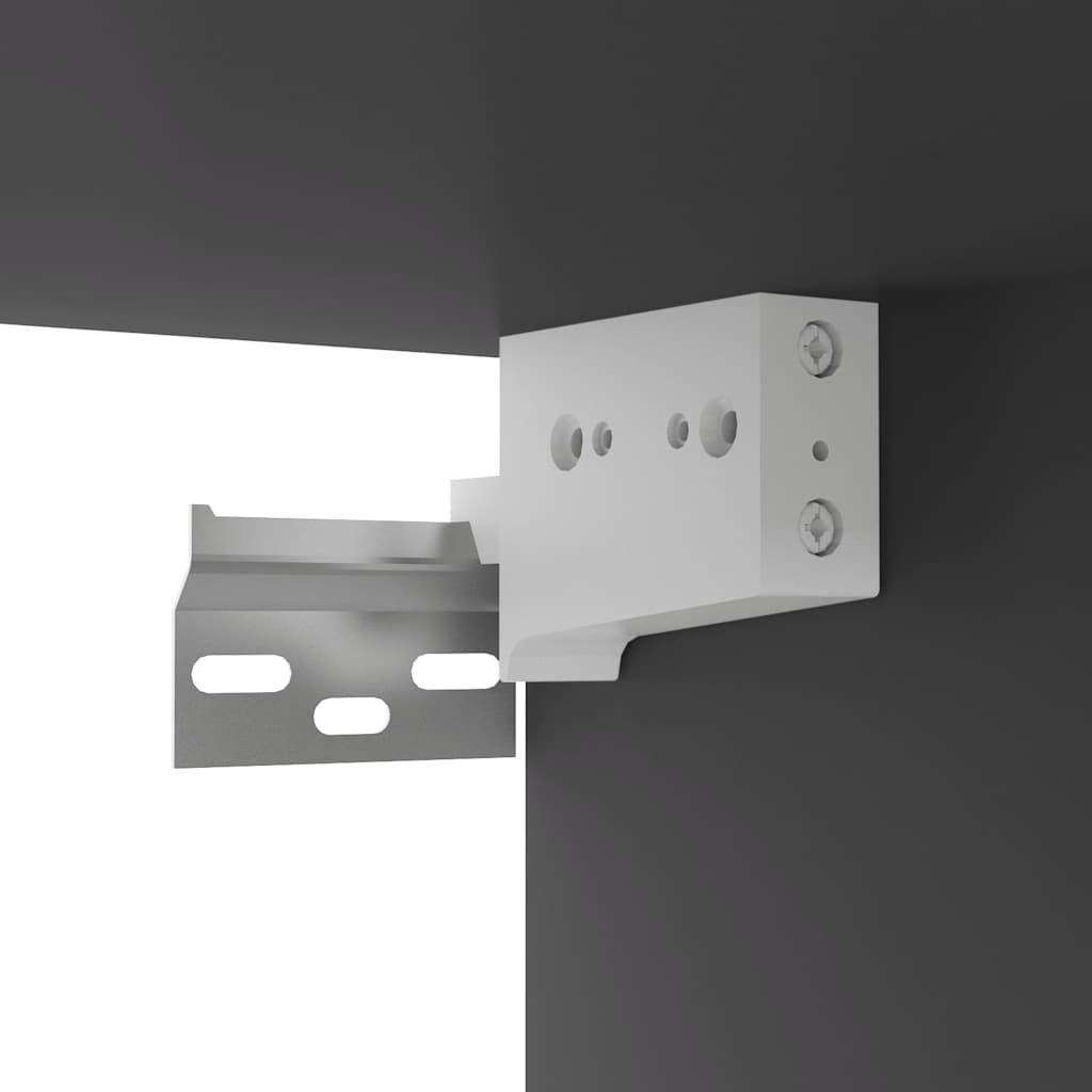 vidaXL Meubles TV suspendus 2 pcs Gris 60x30x30 cm