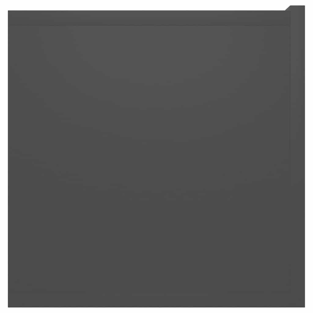 vidaXL Meubles TV muraux 3 pcs Gris 60x30x30 cm