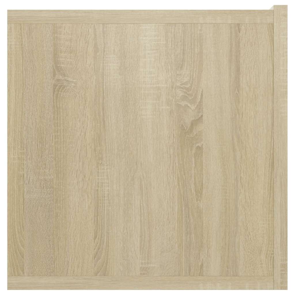vidaXL Meuble TV mural chêne Sonoma 60x30x30 cm