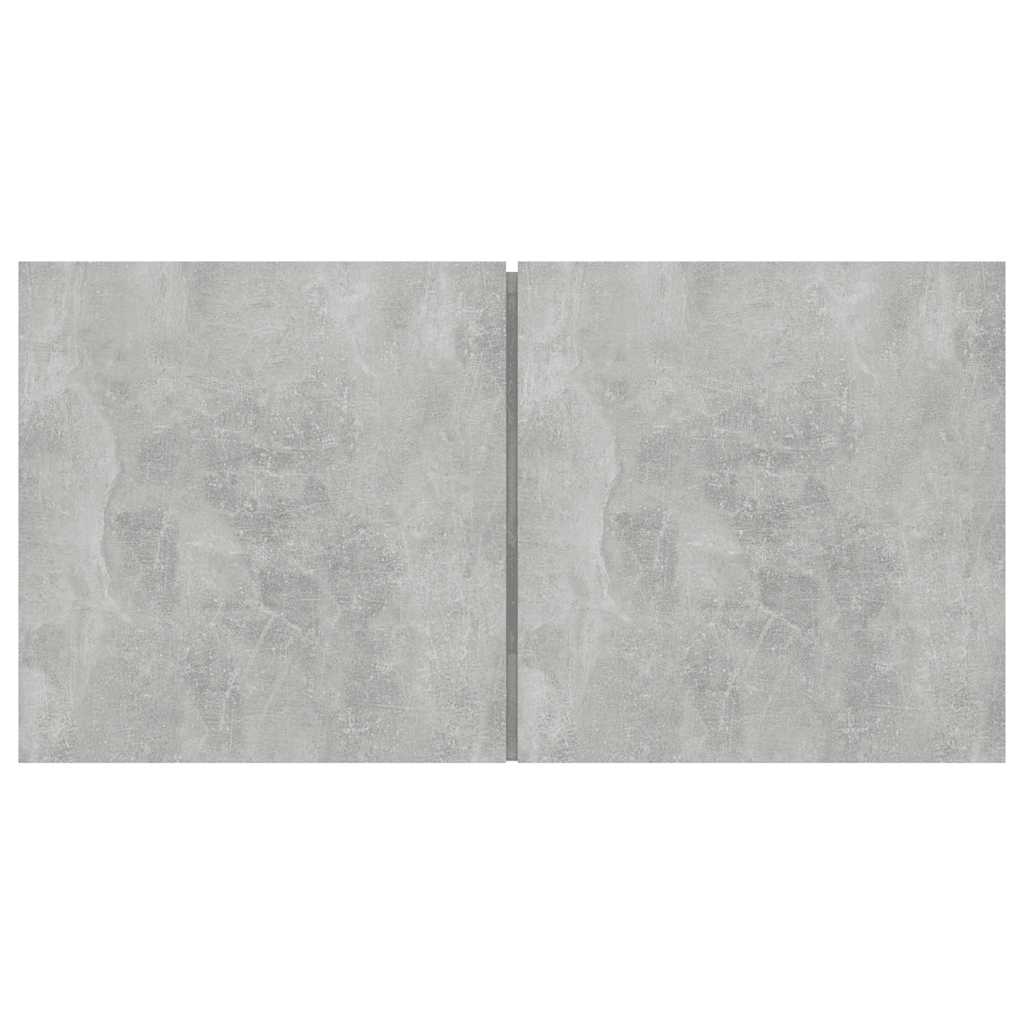 vidaXL Meuble TV suspendu gris béton 60x30x30 cm