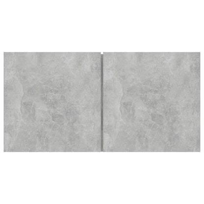 vidaXL Meuble TV suspendu gris béton 60x30x30 cm
