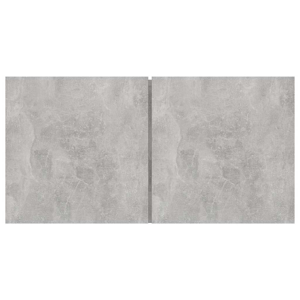 vidaXL Meubles TV muraux 2 pcs Gris béton 60x30x30 cm