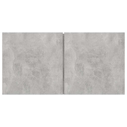 vidaXL Meubles TV muraux 2 pcs Gris béton 60x30x30 cm