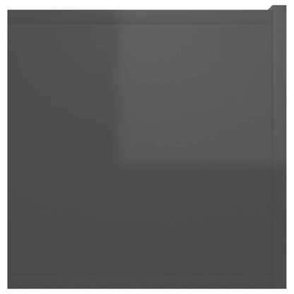 vidaXL Meubles TV suspendus 2 pcs gris brillant 60x30x30 cm