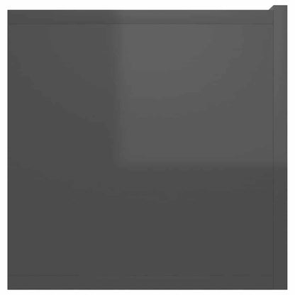 vidaXL Meubles TV muraux 3 pcs Gris brillant 60x30x30 cm