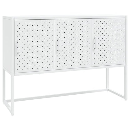 vidaXL Sideboard Weiß 105x35x75 cm Stahl