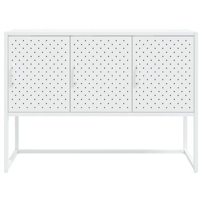 vidaXL Sideboard Weiß 105x35x75 cm Stahl