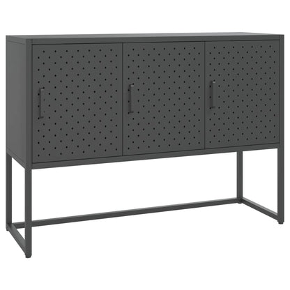 vidaXL Bahut Anthracite 105x35x75 cm Acier
